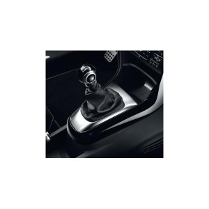 POMMEAU DE LEVIER DE VITESSES BVM5 NOIR ONYX EN ZAMAC CHROME SATINE POUR CITROEN