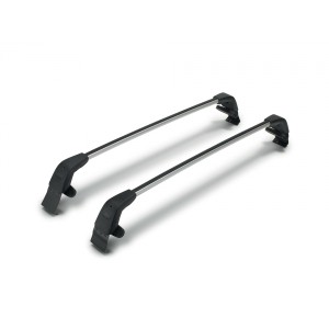 JEU DE 2 BARRES DE TOIT TRANSVERSALES ALUMINIUM ANODISE